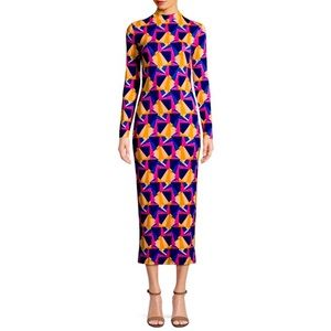 Tracee Ellis Ross groovy geometric dress